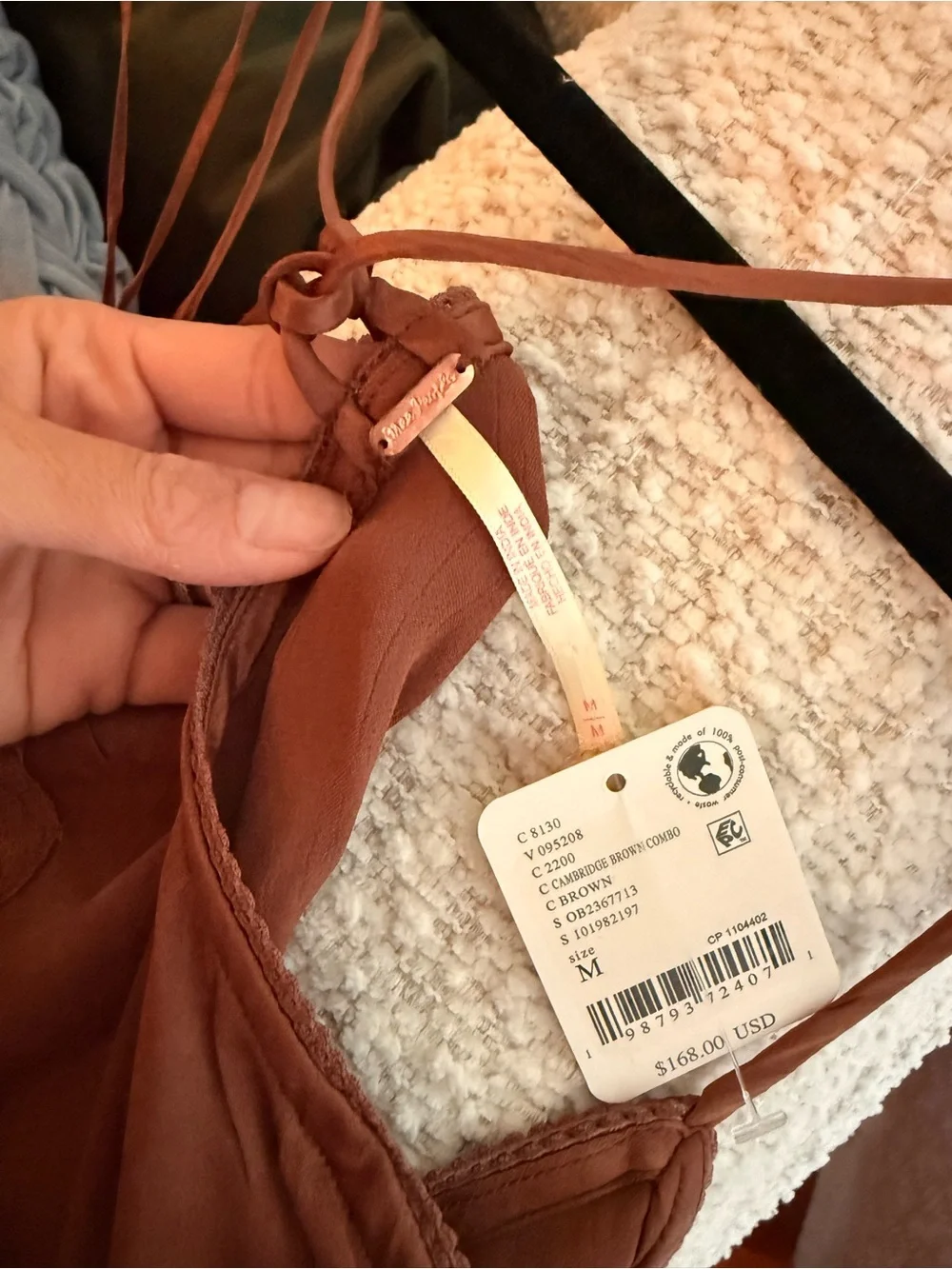 Free people Savino top in brown